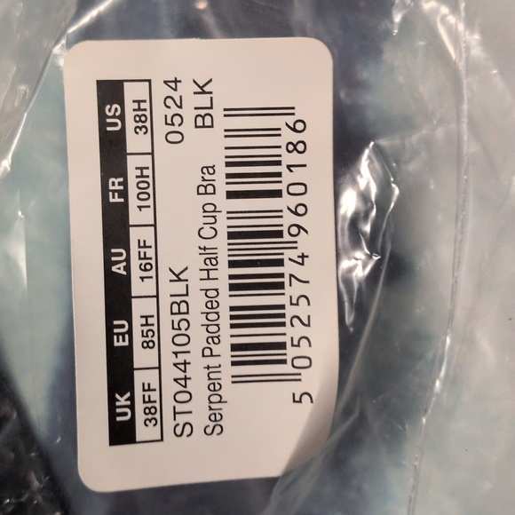 NEW Scantilly By Curvy Kate Serpent Demi Bra & Thong Matching Set 38G / XL - Picture 11 of 12